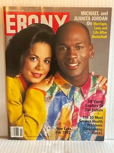 EBONY MAGAZINE NOVEMBER 1991 MICHAEL JORDAN COVER STORY - Imagen 1 de 2