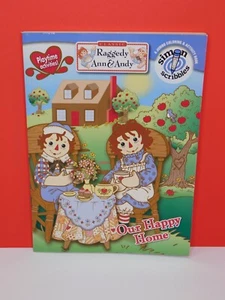 Klassisches raggedy Ann & Andy Mal- und Aktivitätsbuch 2006 Unser glückliches Zuhause Spielzeit - Bild 1 von 14