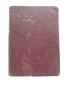 Red Letter Testament thomas nelson red cover antique - Picture 1 of 11