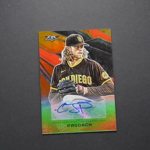 2021 Topps Fire - Autographs Chris Paddack #AV-CP Orange /99 (AU) - Picture 1 of 2