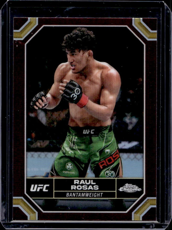 2024 Topps Chrome UFC Raul Rosas Magenta Refractor Parallel #161