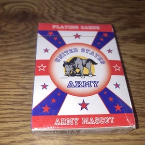United States Army Mascot Playing Cards Deck USMM Co NEW SEALED - Picture 1 of 4