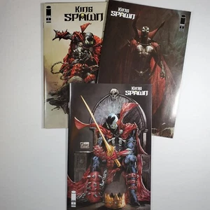 Image Comics Lot King Spawn #1 NM 3 Issues McFarlane David Finch Puppeteer Lee - Picture 1 of 7