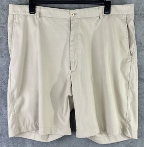 Snake Eyes Players Men's 44 Tan Khaki Performance Golf Shorts Casual Stretch - Picture 1 of 11
