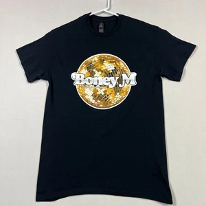 Boney M Music Band Tour Australia 2024 Casual T Shirt Mens Medium M Slim Fit - Picture 1 of 9