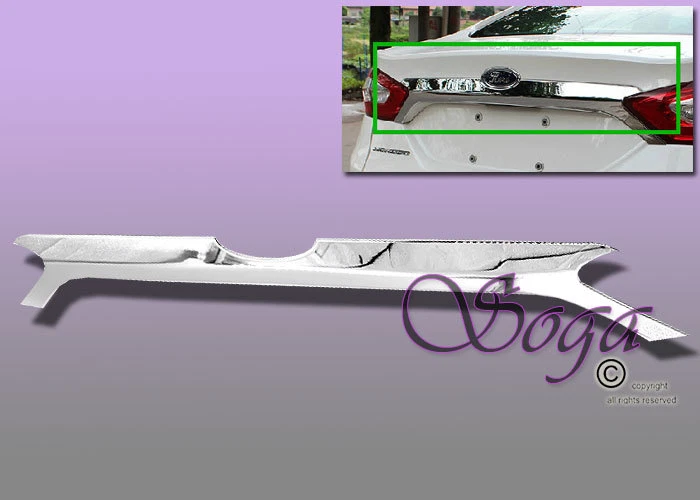 PARA FORD FUSION 2013 2014 2015 2016 MALETERO PUERTA TRASERA MANIJA CROMO MOLDURA CUBIERTA Foto 1 de 1