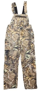 Kids WFS World Famous Sports Burly Camo Overalls Small Hunting 100% Cotton - Picture 1 of 6