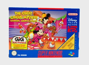 The Great Circus Mystery Starring Mickey & Minnie Super Nintendo SNES NOS - Foto 1 di 8