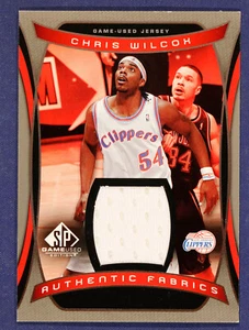 2004-05 SP Game Used Authentic Fabrics #CW Chris Wilcox - Picture 1 of 2