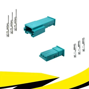 Buchse + Stecker 3-polig Reparatursatz 61138377072 61136931929 für BMW MQS Crimp - Picture 1 of 1