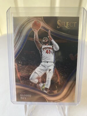 2021-2022 Panini Select Saddiq Bey Courtside #213 Detroit Pistons - Image 1 of 2