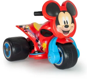 Injusa Mickey Mouse Samurai Trimoto batterie Fahrzeug 6V rot - Bild 1 von 3