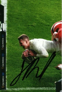 ENGLAND & NORTHAMPTON SAINTS RUGBY: FRASER DINGWALL SIGNIERT 6x4 AKTIONSFOTO + COA - Bild 1 von 1