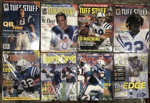 Tuff Stuff Magazine Lot (5) Indiana Colts Manning & E James Covers Plus 3 Gifts - Picture 1 of 10