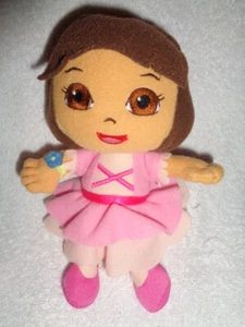 Bambola Dora l'esploratrice ballerina rosa 8" imbottita peluche bambina 2012 Viacom - Foto 1 di 6