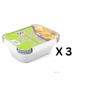 24 X Aluminium Foil Dish With Lid 150 X 120 X 46mm Oven Dishes - Picture 1 of 1