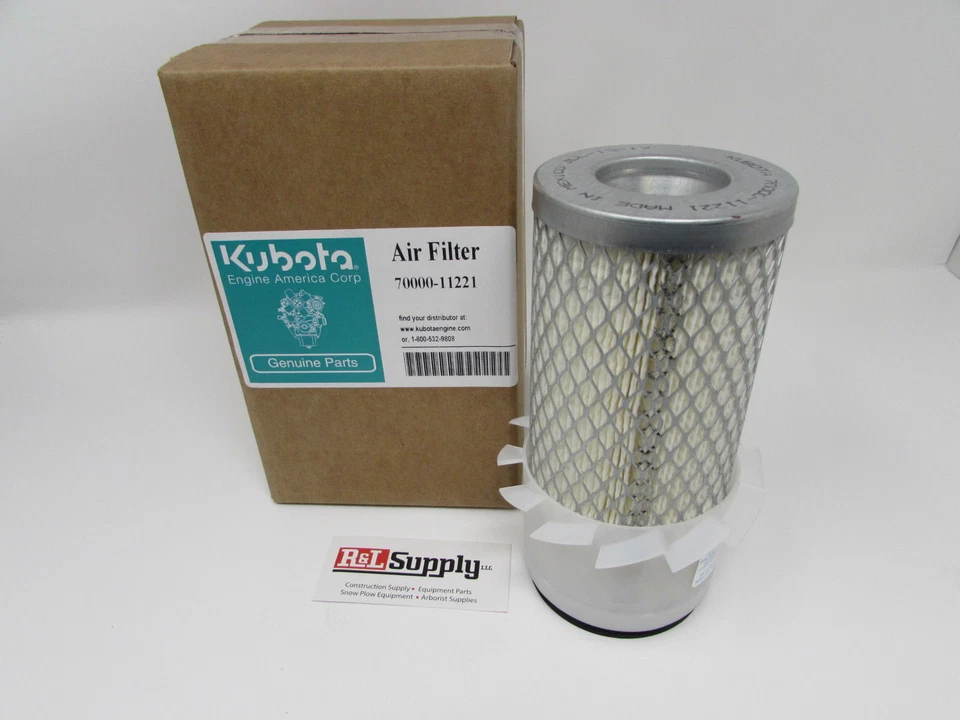 Genuine OEM Kubota Air Filter 70000-11221 Fits B, KH, L Series and More - Image 1 of 1