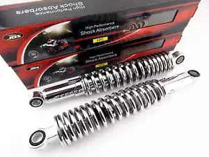 KTM PENTON 250 MX ENDURO 340mm JBS CHROME REAR SHOCK ABSORBERS EYE TO EYE - Bild 1 von 4