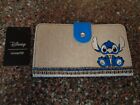 Loungefly Disney Stitch Woven Textile Wallet NWT Lilo Brand Badge Embroidered