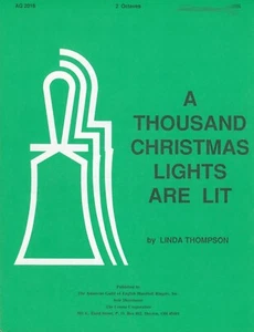 A Thousand Christmas Lights Are Lit Sheet Music 2 Octaves Handbells 1991 - Picture 1 of 3