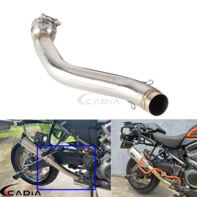 Motorcycle Exhaust Link Pipe For Harley Pan America RA1250 RA1250S CVO 2021-2024 - Imagen 1 de 4