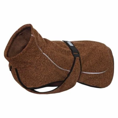 Rukka Pets Dog & Puppy Clothing - Comfy Knit Jacket Brown - Image 1 of 4