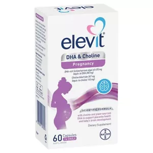 Elevit DHA + Choline Pregnancy 60 Capsules - Picture 1 of 4