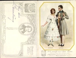 FLIP OPEN Double PC, Mechanical; Music of Franz Schubert, Klapp Artist Song; NM - Bild 1 von 2