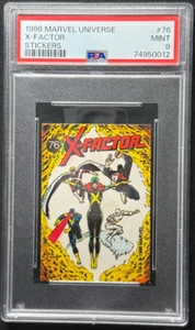 1986 Marvel Universe #76 X-Factor | Beast Cyclops Iceman Angel Girl | Mint PSA 9 - Bild 1 von 2