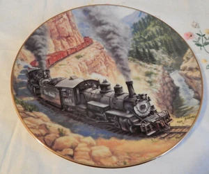 ABOVE THE CANYON PLATE THE GOLDEN AGE OF AMERICAN RAILROADS - Picture 1 of 4