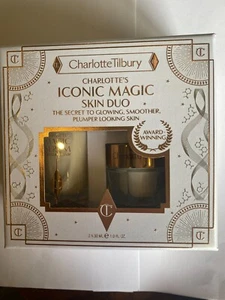 Charlotte Tilbury Iconic Magic Duo Skin Set, Serum & Cream Both 30ml New & Boxed - Picture 1 of 2