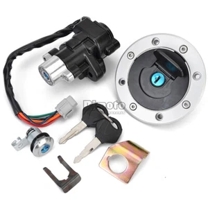 For 2002-2012 Suzuki DL1000 V-Strom Fuel Gas Cap Ignition Switch Seat Lock Key - Imagen 1 de 12