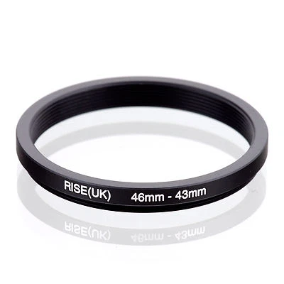 RISE (UK) 46-43MM 46MM-43MM 46 to 43 Step Down Ring Filter Adapter - Image 1 of 3