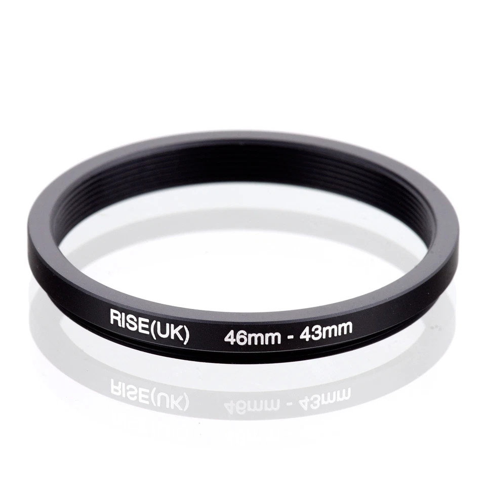 RISE (UK) 46-43MM 46MM-43MM 46 to 43 Step Down Ring Filter Adapter - Image 1 of 3