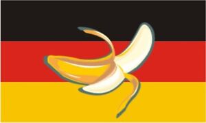 Fahne Flagge Bananenrepublik Deutschland Bananenfahne (Originale) 90 x 150 cm