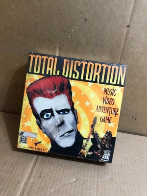 Total Distortion Big Box PC GAME 1995 CD-Rom Music Video Adventure Sealed AS IS - Image 1 of 4