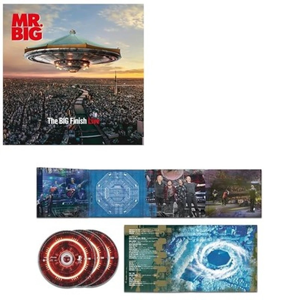 Mr. Big-The BIG Finish Live-JAPAN Blu-ray +2 MQA-CD w/Obi Import From Japan - Image 1 of 1