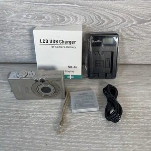 Canon Digital IXUS 50 Compact Digital Camera 5.0MP+ Charger Working Silver - Picture 1 of 14