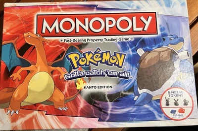 MONOPOLY POKEMON KANTO EDITION BOARD GAME - Image 1 of 4