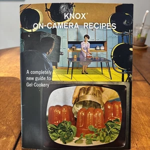 Vintage 1962 Knox On-Camera Recipes Cooking Cookbook- EXCELLENT CONDITION - Picture 1 of 4