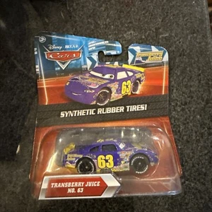 Disney Pixar Cars 2009 Rare Synthetic Rubber Tires Transberry Juice No.63 New - Picture 1 of 3