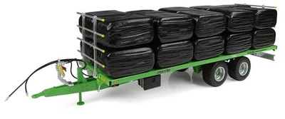 1:32 scale Pack of 20 Rectangular Bales Black Plastic Model - J6882 - Image 1 of 3