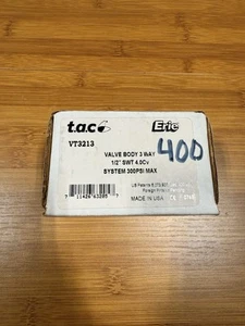 Brand New t.a.c (Erie) VT3213 3-WAY,1/2" SWEAT,4.0Cv. 300PSI MAX - Picture 1 of 9
