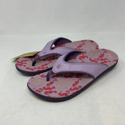 Босоножки Spenco Yumi Ocean фиолетовые морские коньки женские размер 12B - Изображение 1 из 3