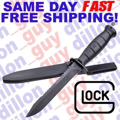 Cuchillo de campo GLOCK BLACK KB17281 con funda 6,5" con sierra ENVÍO RÁPIDO GRATUITO EL MISMO DÍA Foto 1 de 4