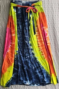 Earthbound Trading Co Rock Damen Medium Boho Maxi Batik Viskose Handarbeit - Bild 1 von 6