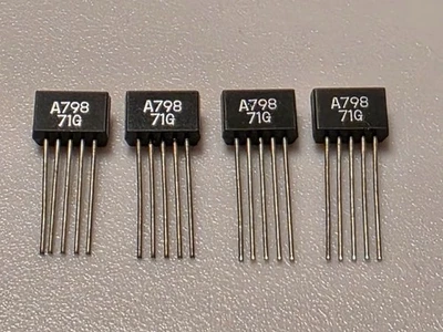 4pcs 2SA798 genuine Mitsubishi new PNP dual BJT - Image 1 of 4