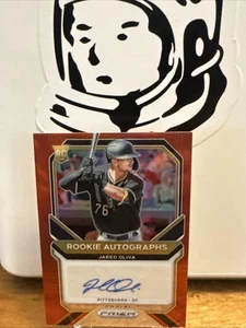 Panini Prizm 2021 - Autógrafos de novato Jared Olivia #RA-JOL Red Prizm/99 (AU, - Imagen 1 de 3