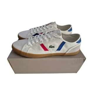 Lacoste Men Sideline 119 US 13M Off White Gum Sneakers - Picture 1 of 7