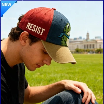Gorra de béisbol ajustable vintage Portland Frog Resist estampado 3d 2025 NUEVA para hombre Foto 1 de 4